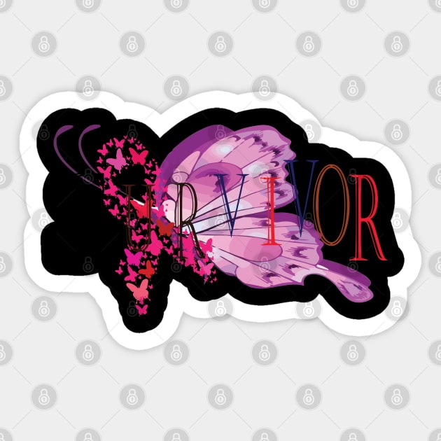 survivor Sticker by busines_night